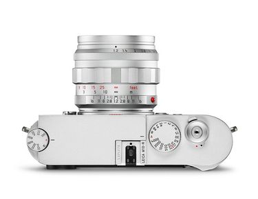 Leica Lens cap Q, E49, aluminium, silver anodized finish