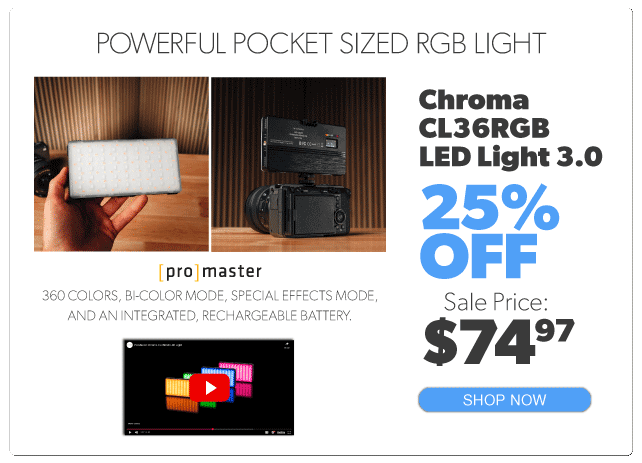 Promaster Chroma CL36RGB LED 3